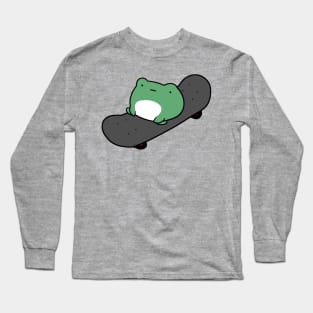 Skateboarding Frog Long Sleeve T-Shirt